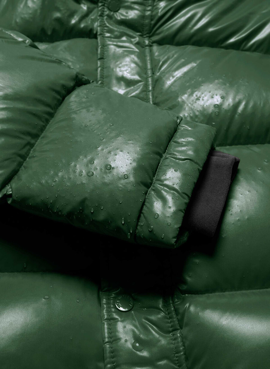 pantaloni scurți the super puff - verde campus lucios