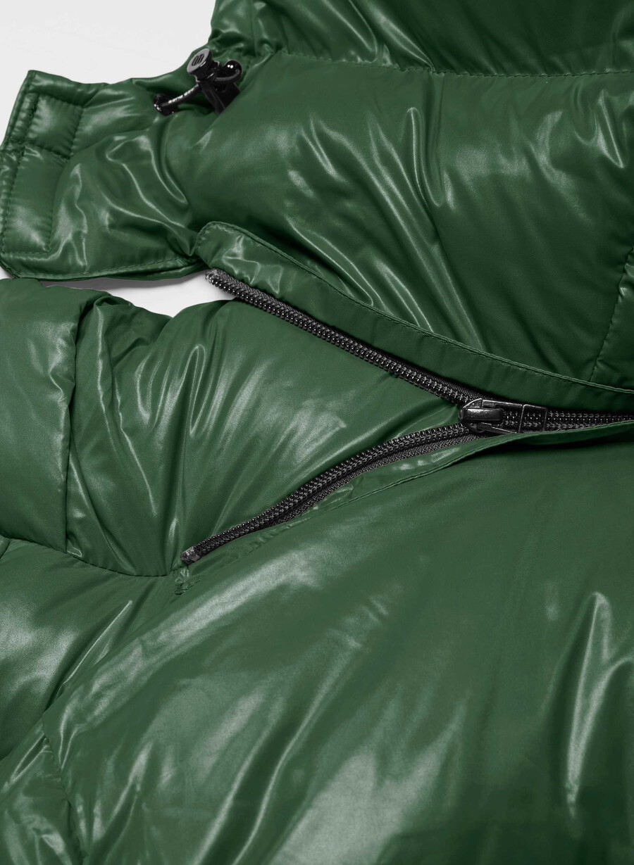 pantaloni scurți the super puff - verde campus lucios