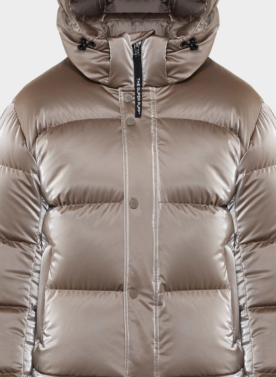 pantaloni scurți the super puff - strălucire lichidă modern taupe