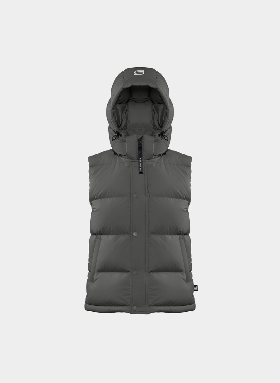 vestă super puff - climatte gri cĂrbune