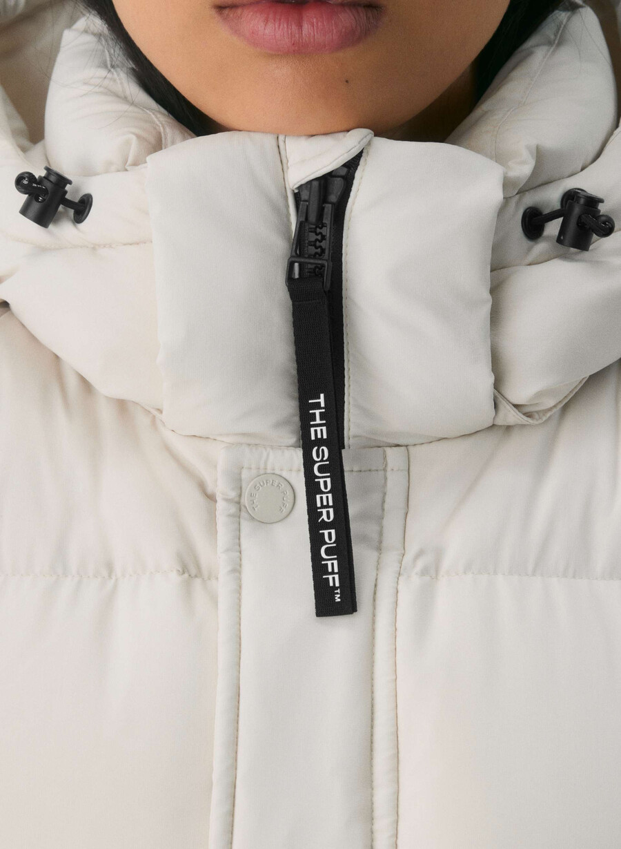 vestă scurtă the super puff - climatte matte pearl