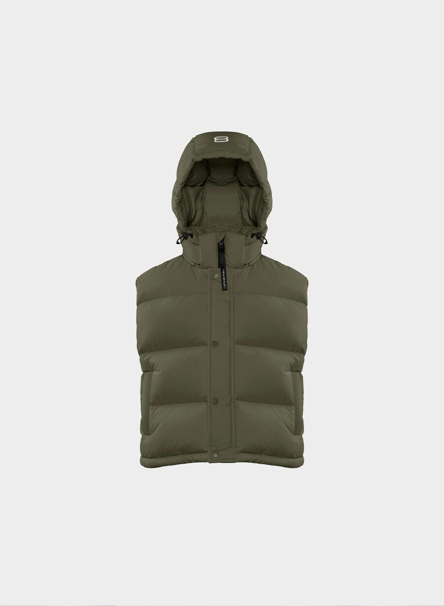 vestă scurtă the super puff - climatte mĂslin Închis
