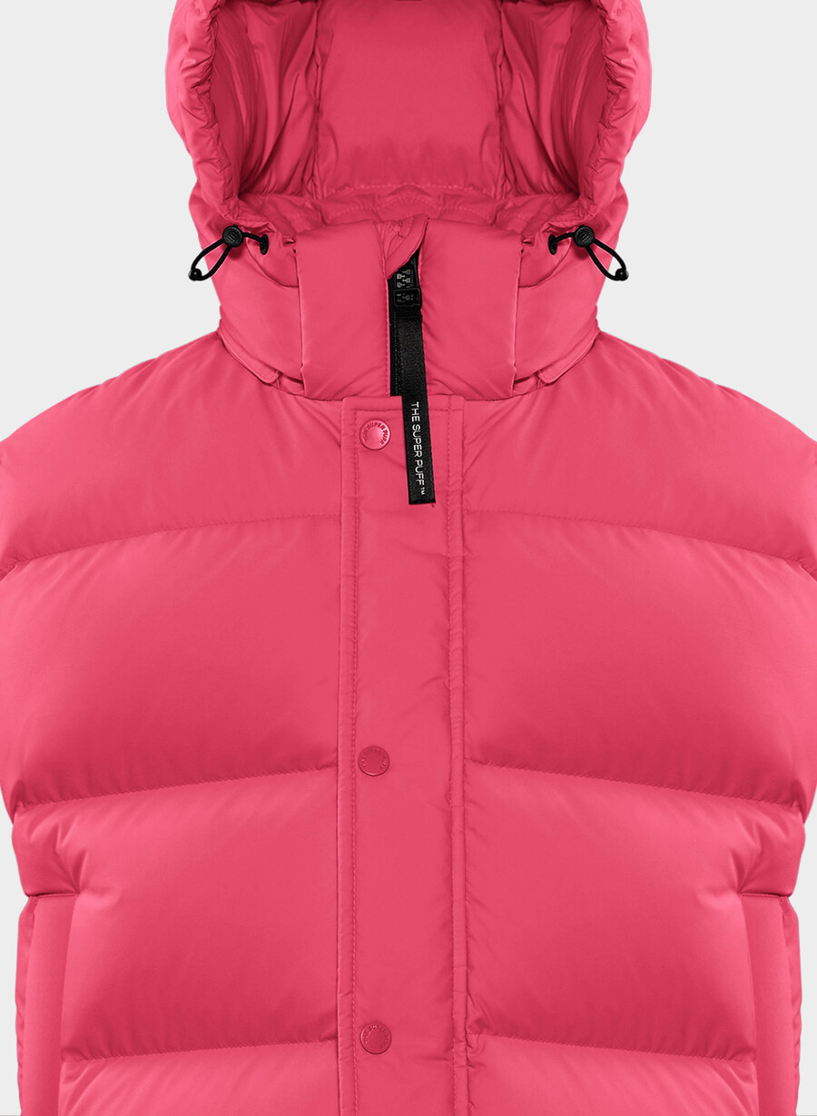 vestă scurtă the super puff - climatte wink pink
