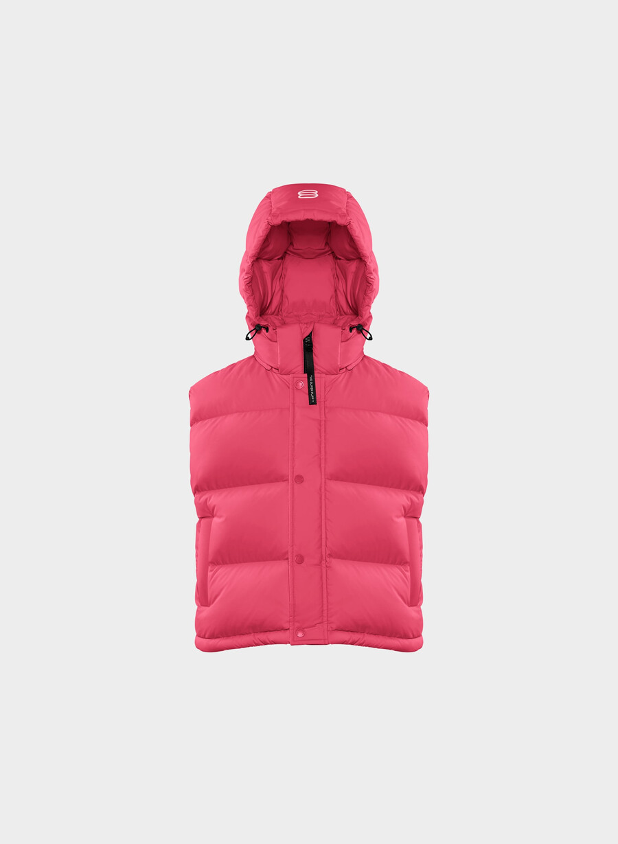vestă scurtă the super puff - climatte wink pink