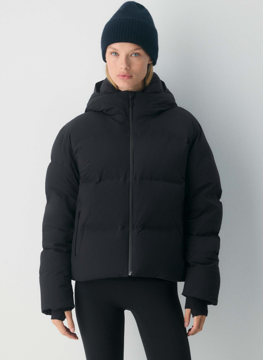 pantaloni scurți super puff₂o - rainstop negri
