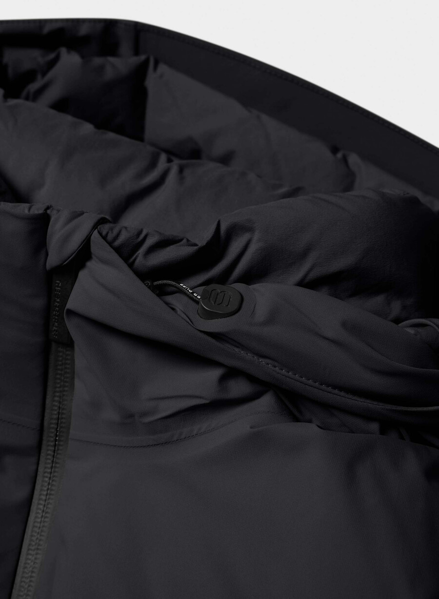 pantaloni scurți super puff₂o - rainstop negri