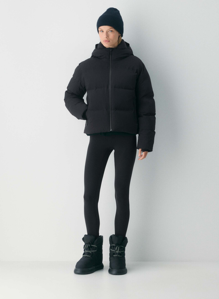 pantaloni scurți super puff₂o - rainstop negri