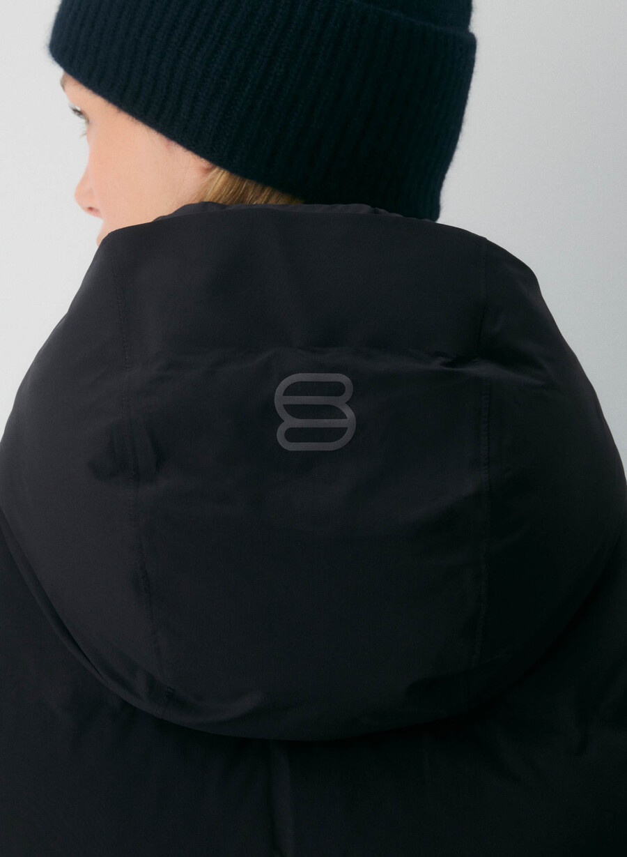 pantaloni scurți super puff₂o - rainstop negri