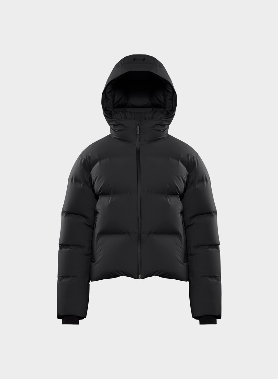 pantaloni scurți super puff₂o - rainstop negri