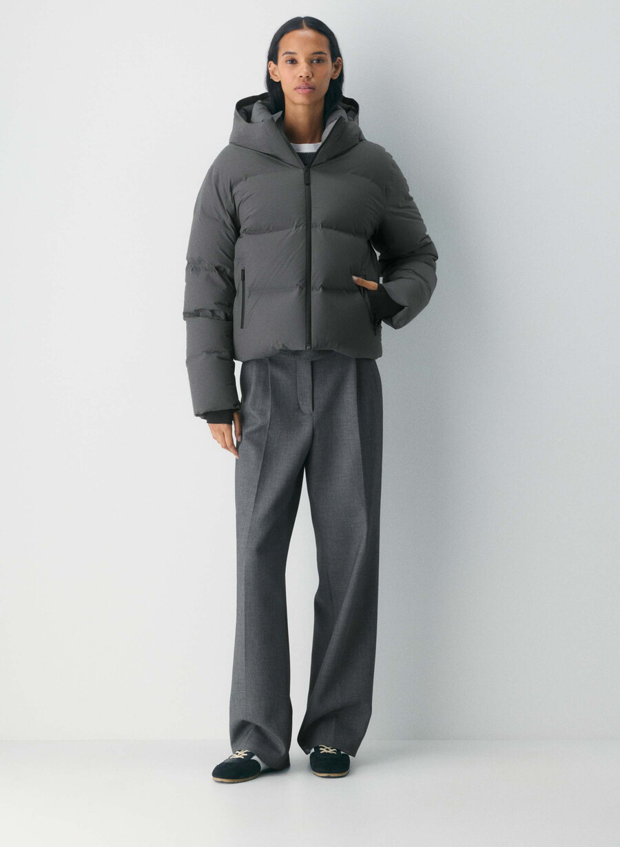 pantaloni scurți super puff₂o - rainstop gri cĂrbune
