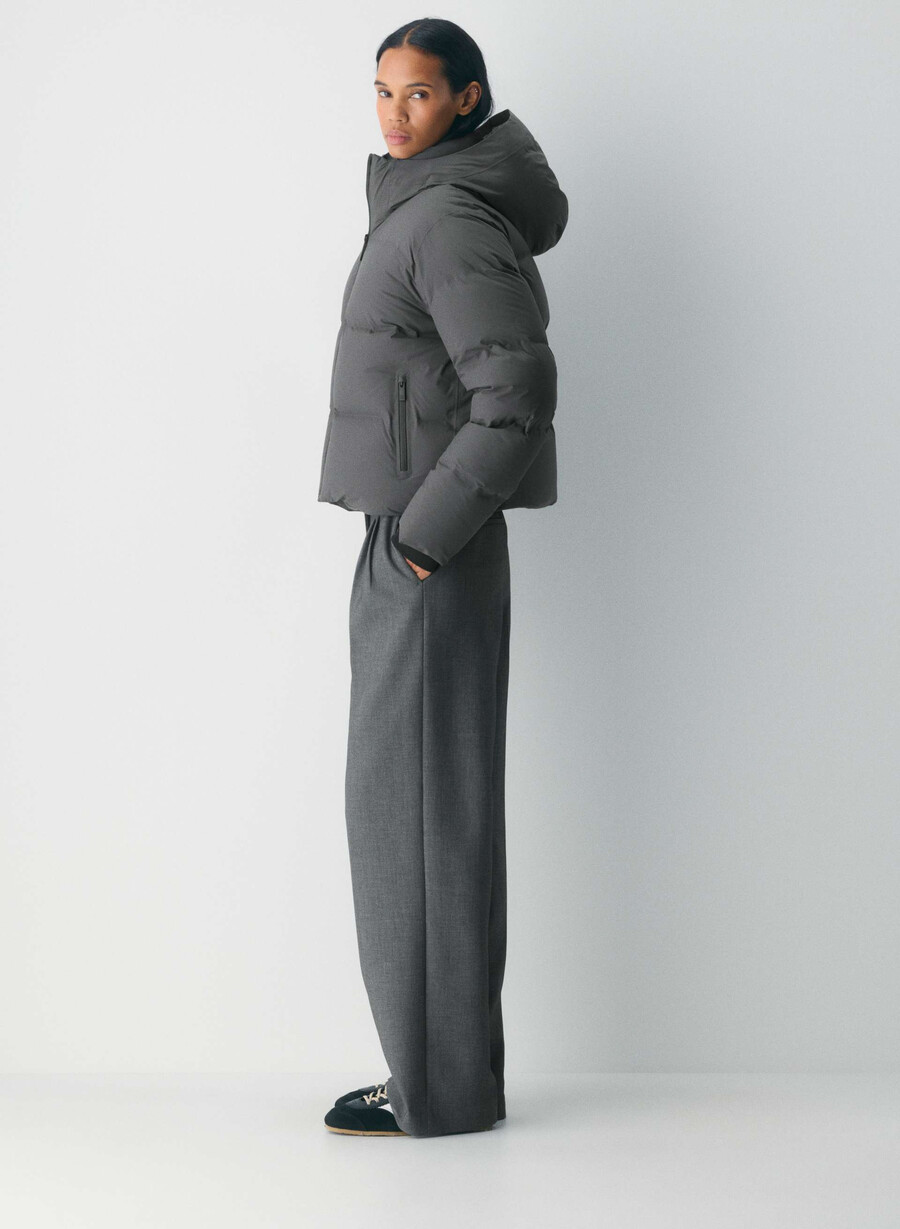 pantaloni scurți super puff₂o - rainstop gri cĂrbune