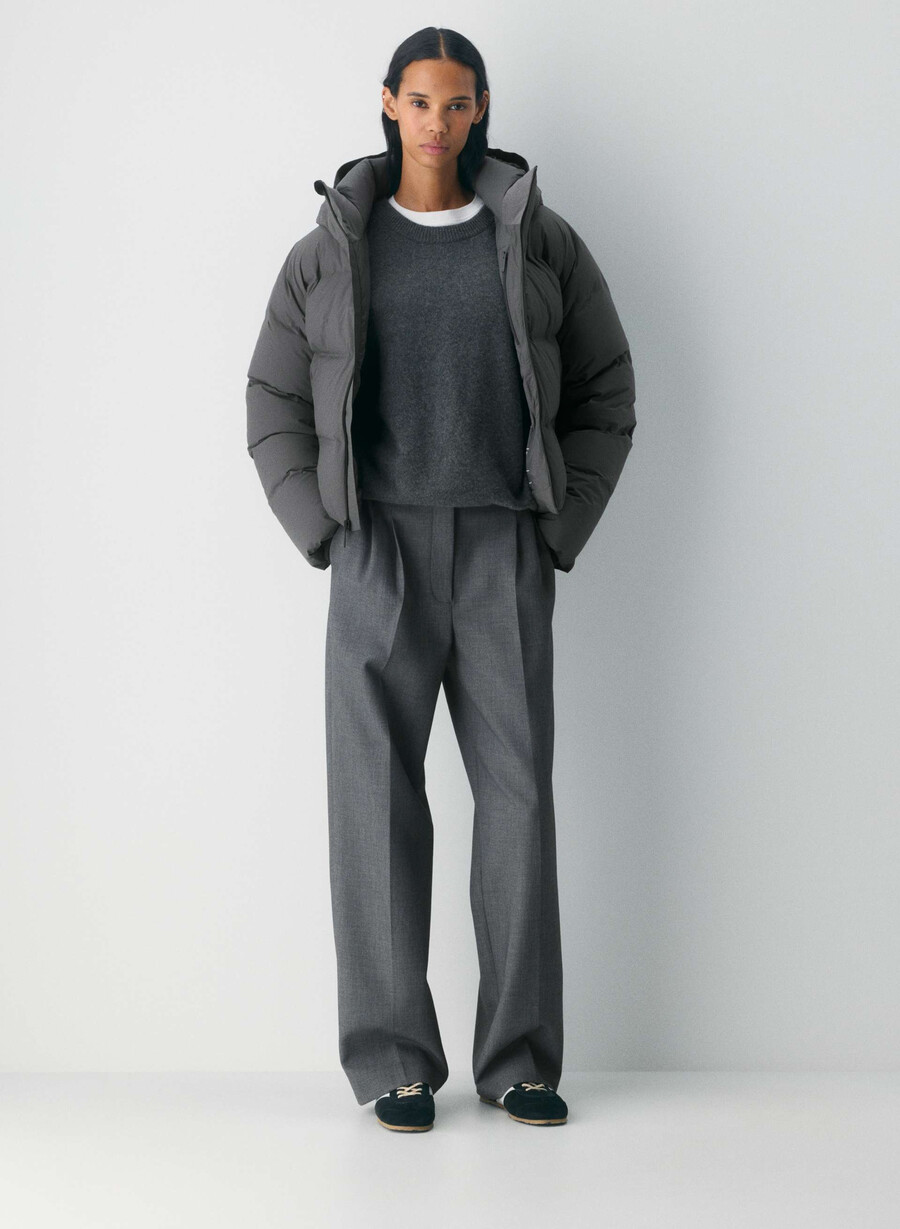 pantaloni scurți super puff₂o - rainstop gri cĂrbune