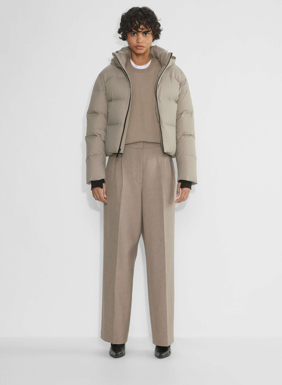 pantaloni scurți super puff₂o - rainstop modern taupe