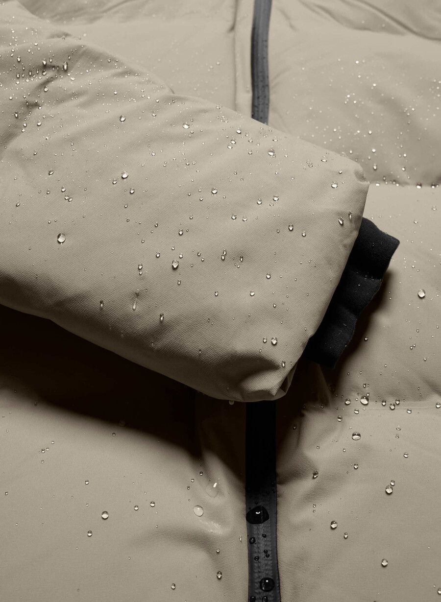 pantaloni scurți super puff₂o - rainstop modern taupe
