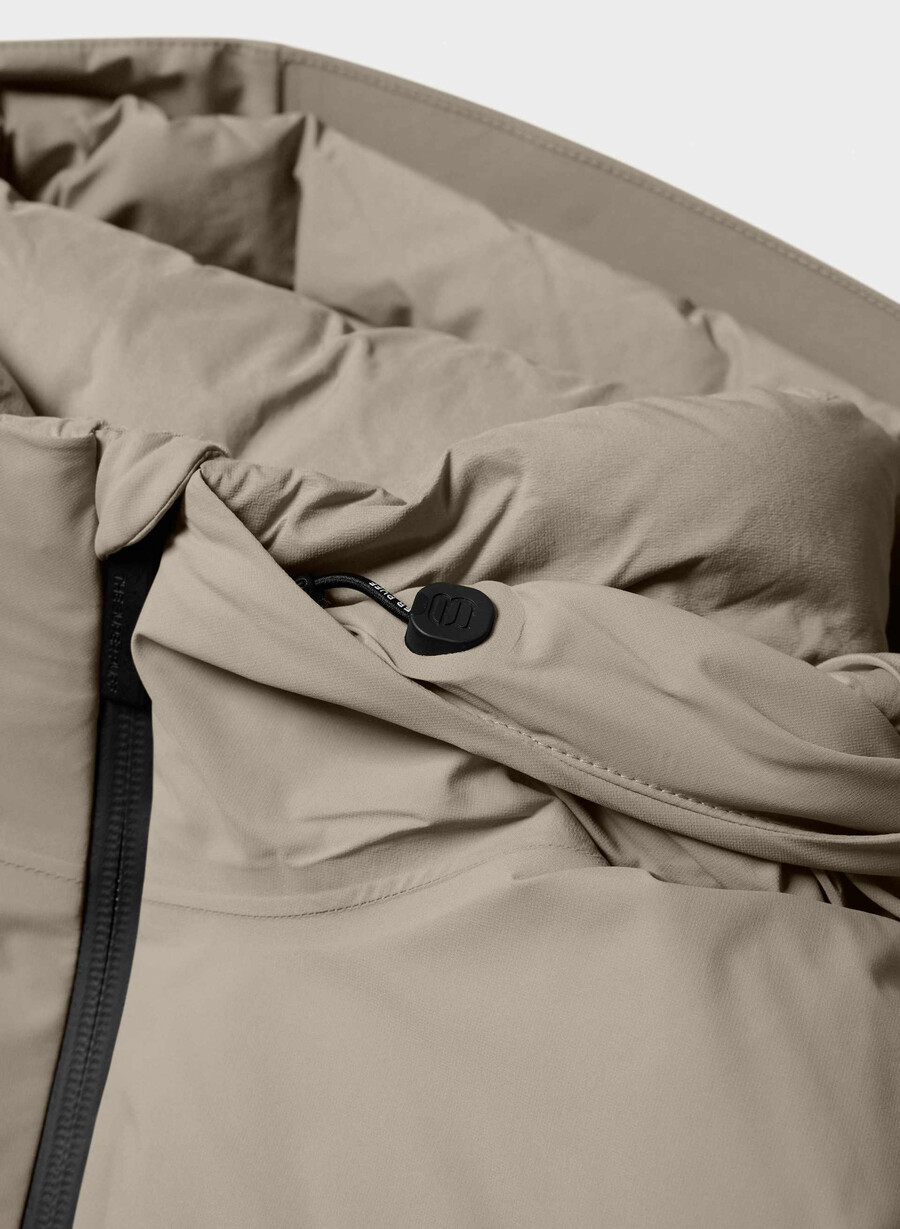 pantaloni scurți super puff₂o - rainstop modern taupe