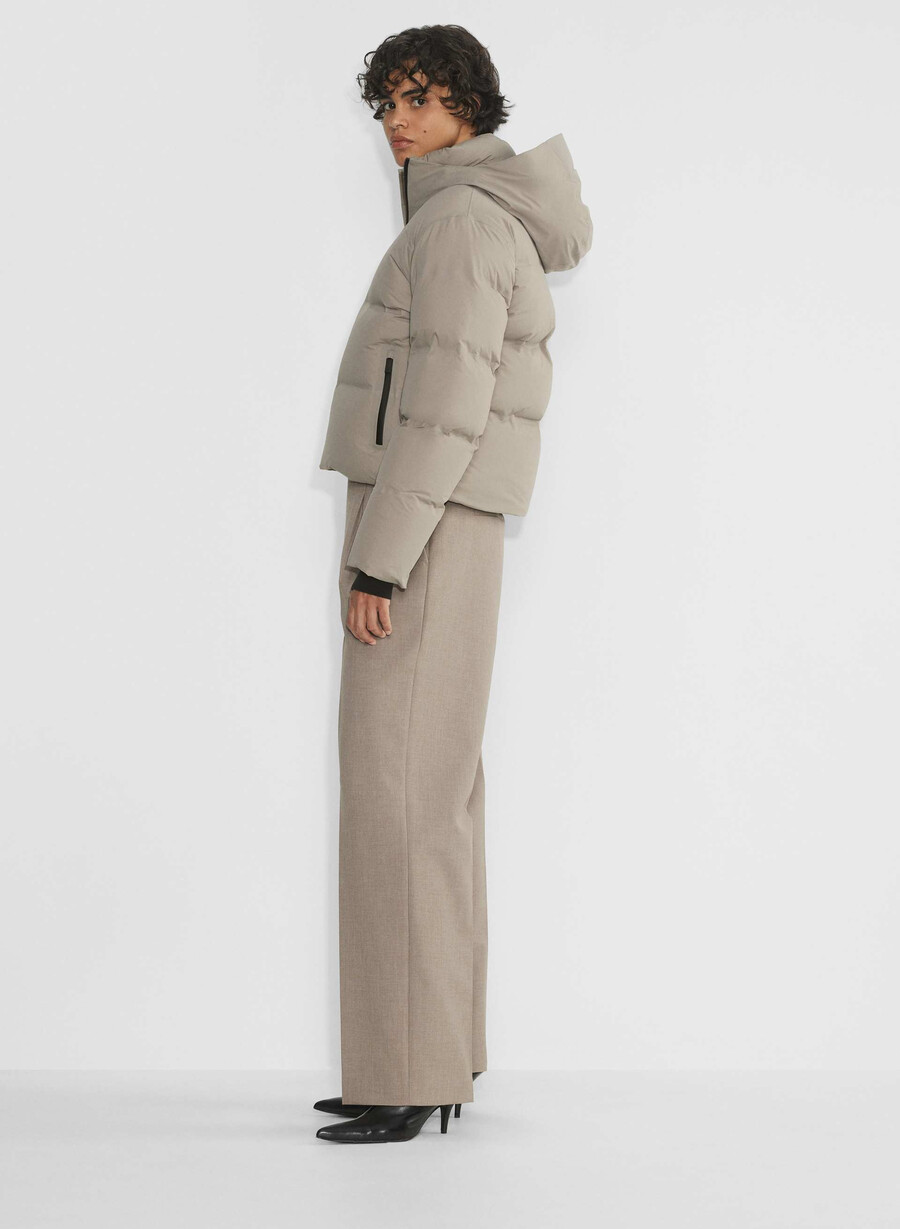 pantaloni scurți super puff₂o - rainstop modern taupe
