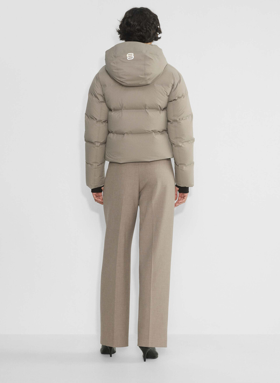 pantaloni scurți super puff₂o - rainstop modern taupe