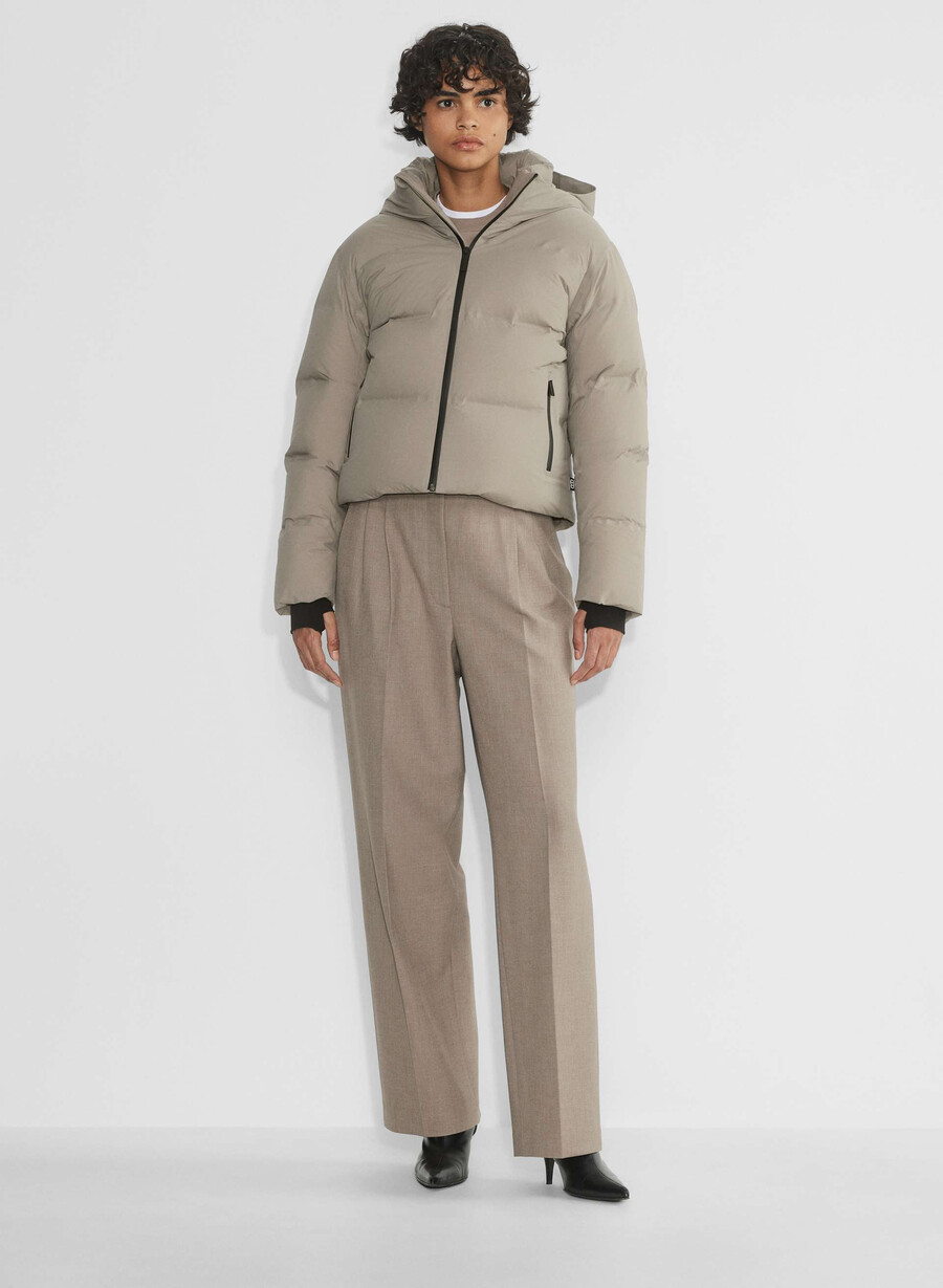 pantaloni scurți super puff₂o - rainstop modern taupe