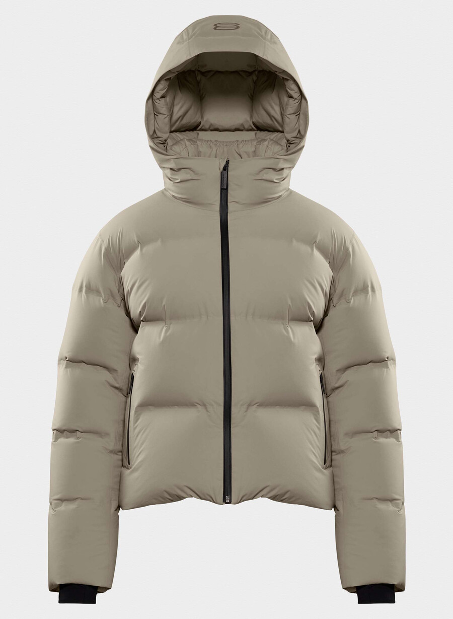pantaloni scurți super puff₂o - rainstop modern taupe