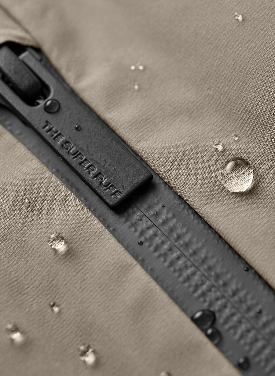 pantaloni scurți super puff₂o - rainstop modern taupe