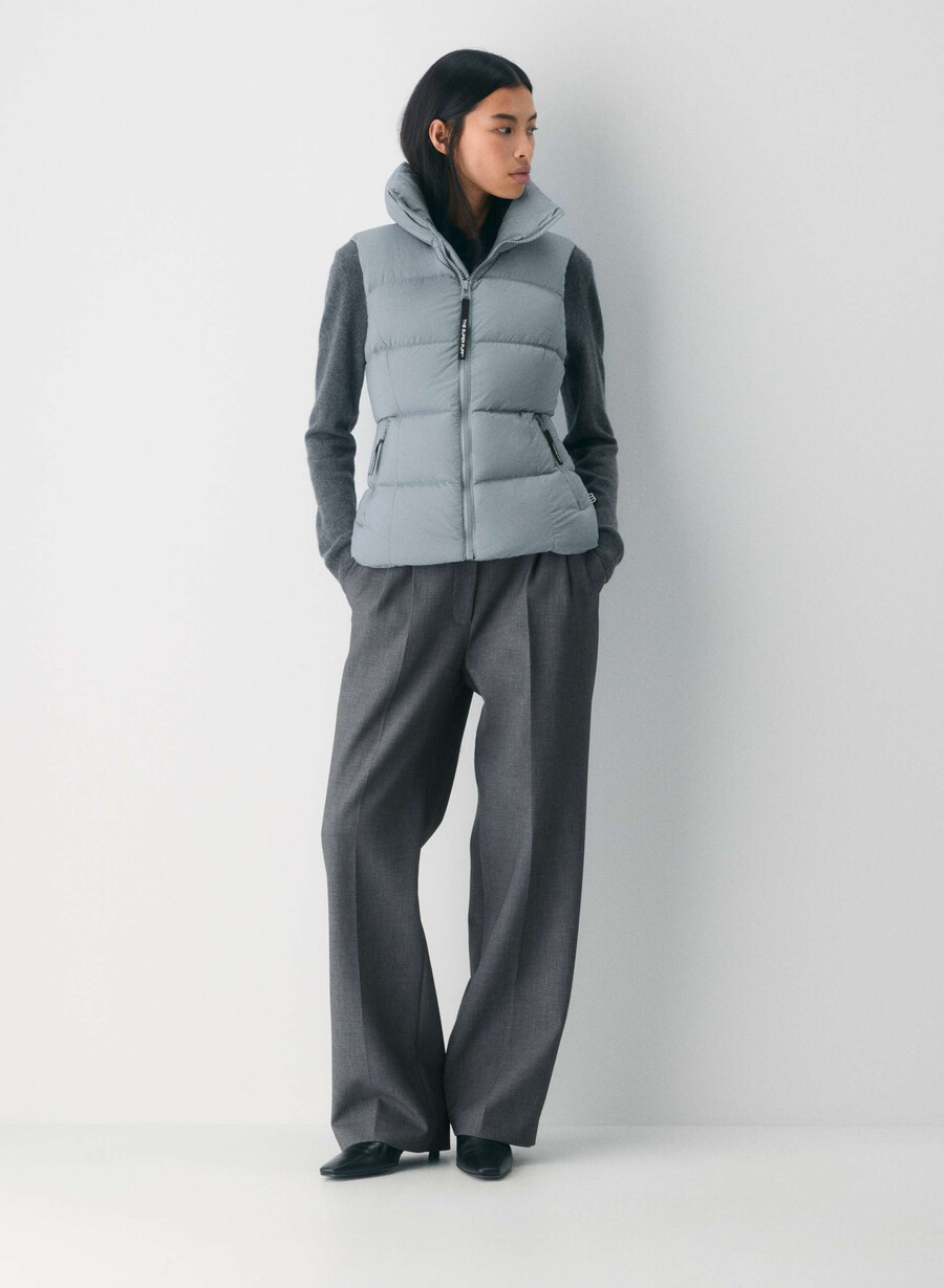vesta supersnug puff - climatte slab blue