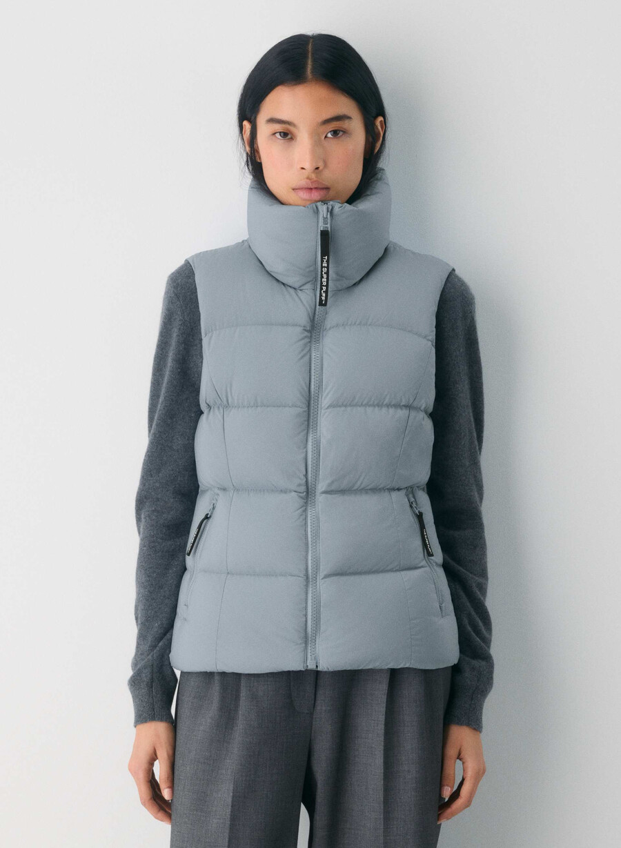 vesta supersnug puff - climatte slab blue