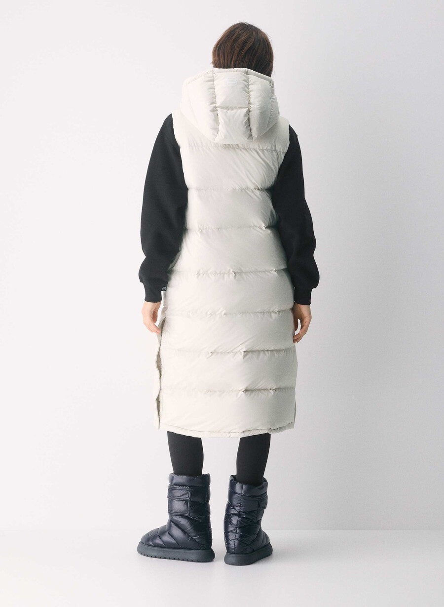 vestă lungă the super puff - climatte matte pearl