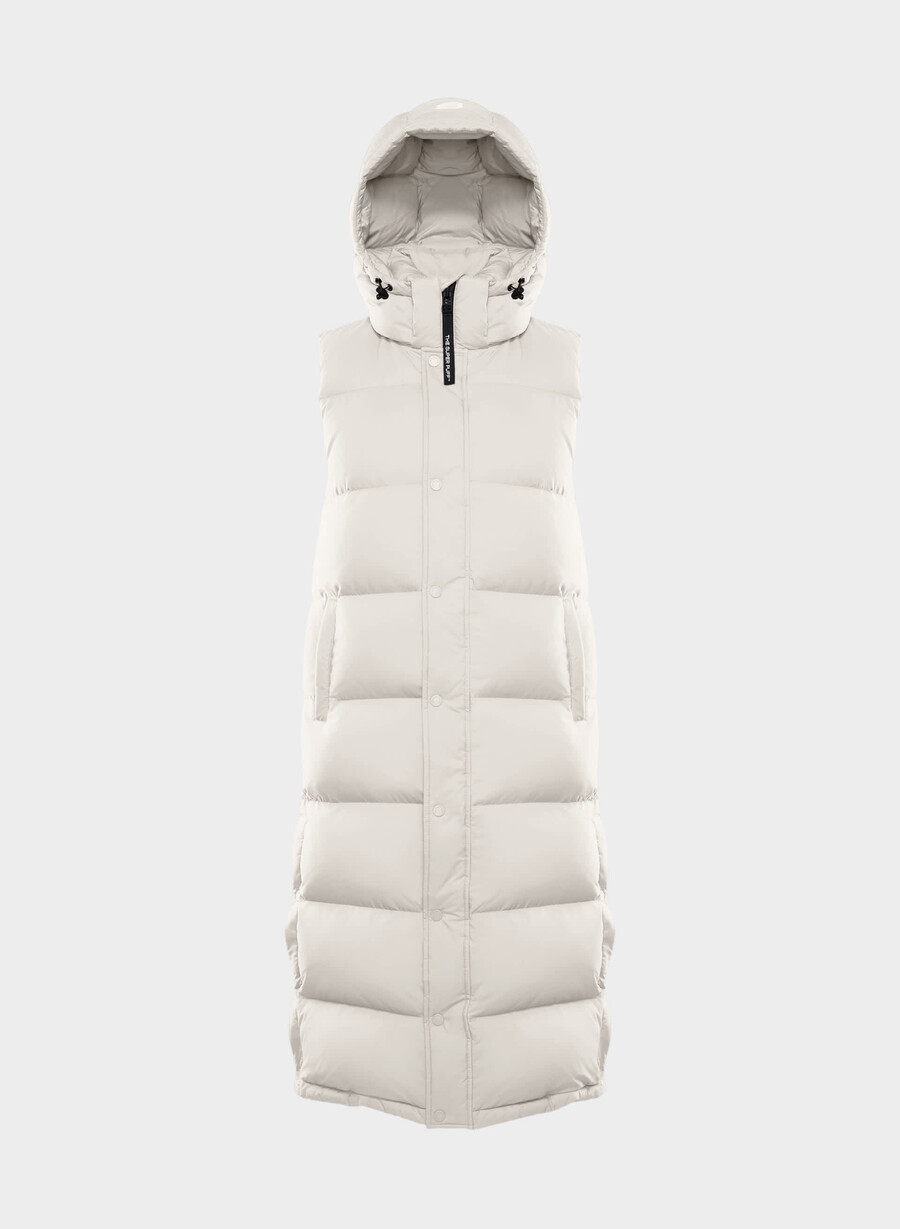 vestă lungă the super puff - climatte matte pearl