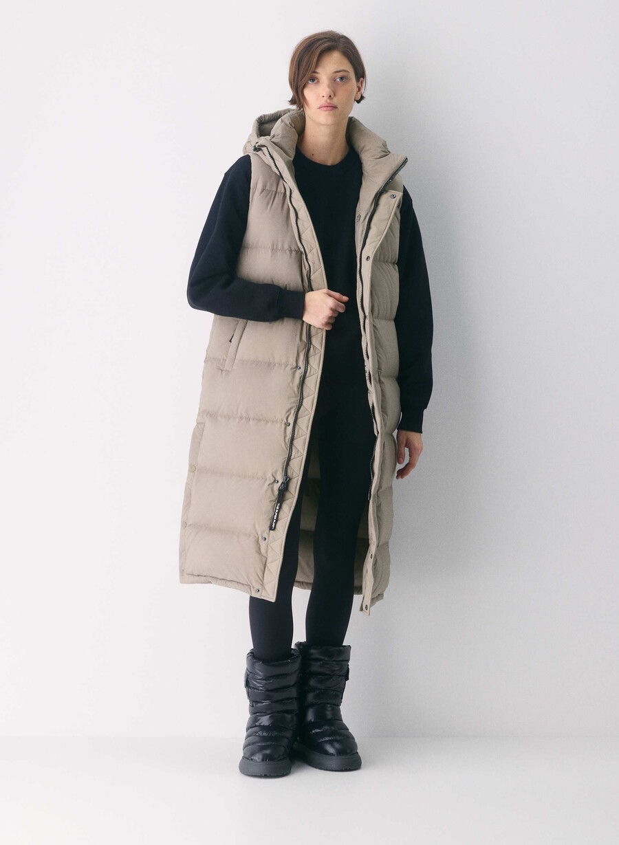 vestă lungă the super puff - climatte modern taupe
