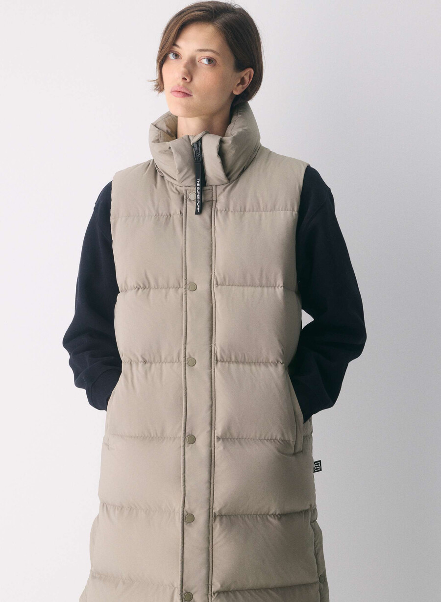 vestă lungă the super puff - climatte modern taupe