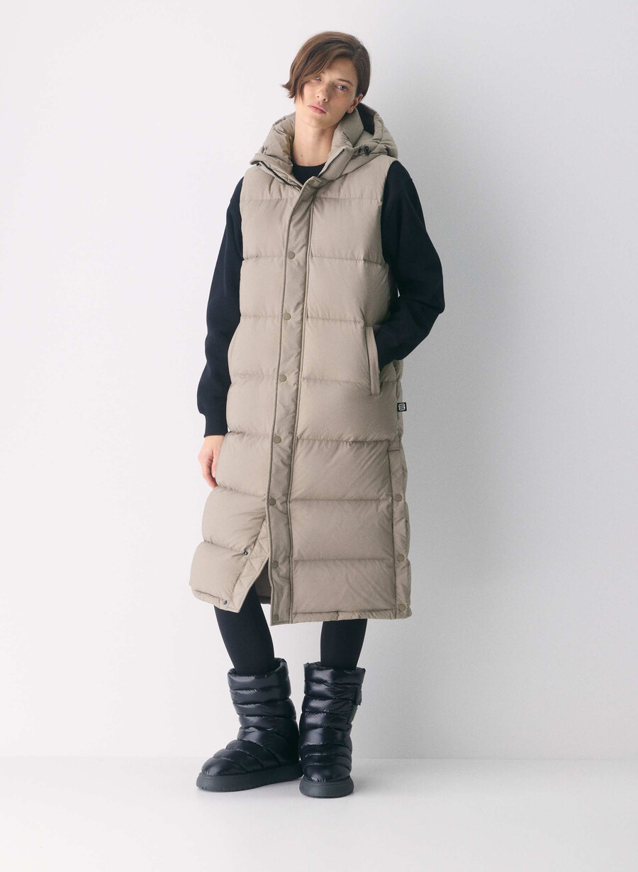 vestă lungă the super puff - climatte modern taupe