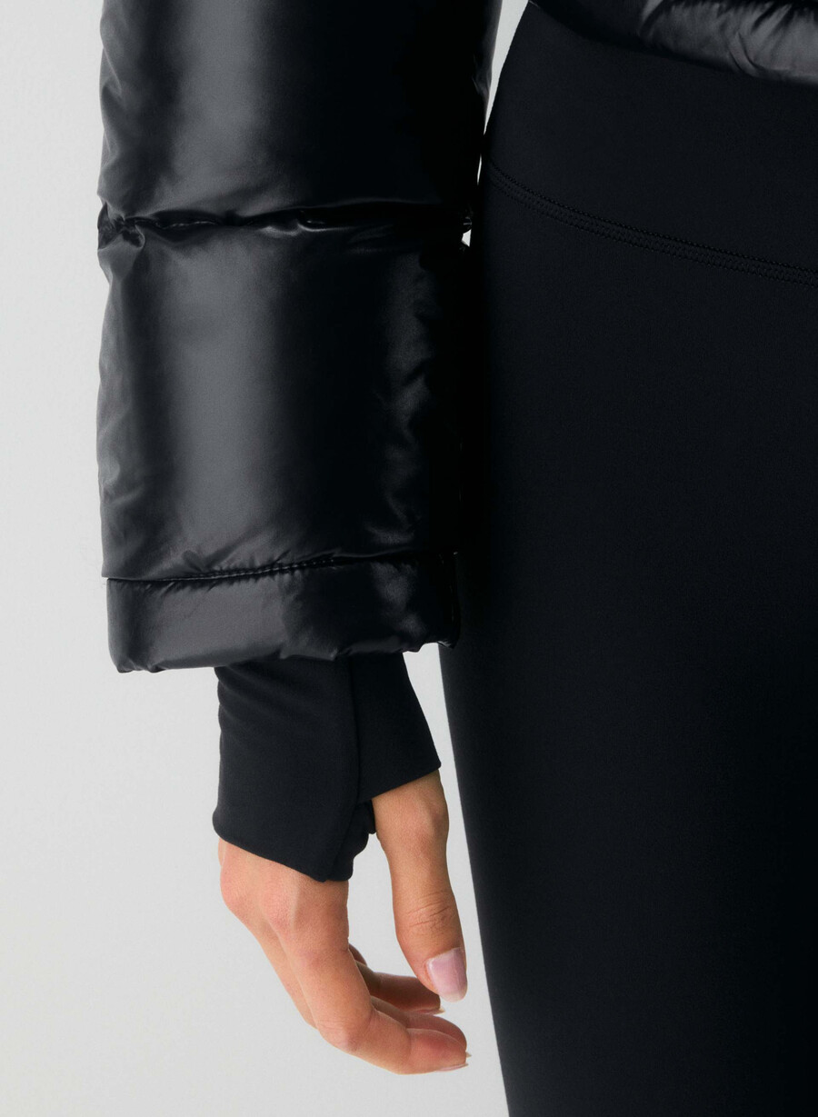 superpuff xtrashorty - negru foarte lucios