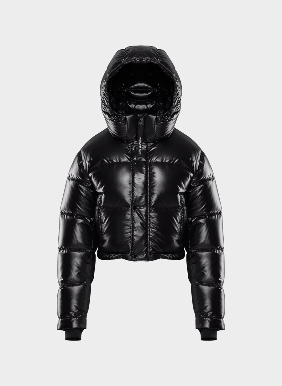 superpuff xtrashorty - negru foarte lucios