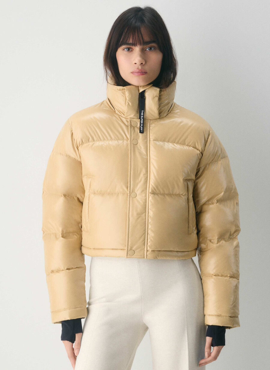 superpuff xtrashorty - mica beige hi-gloss