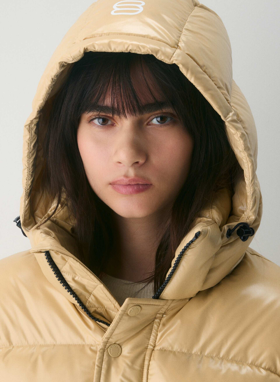 superpuff xtrashorty - mica beige hi-gloss