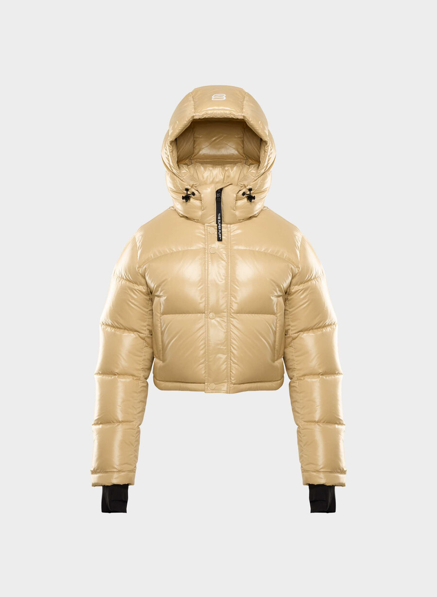 superpuff xtrashorty - mica beige hi-gloss