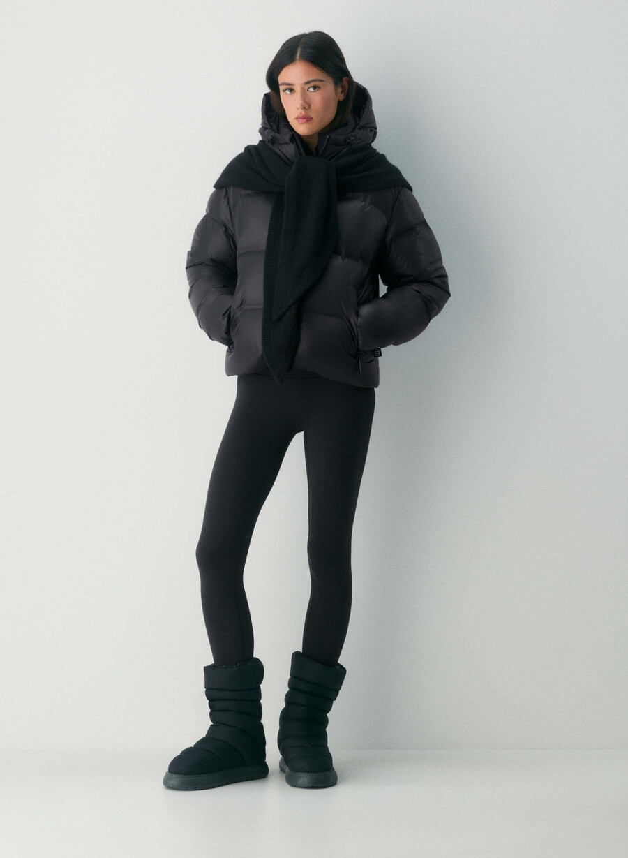 pantaloni scurți super powder puff - powderdri negri