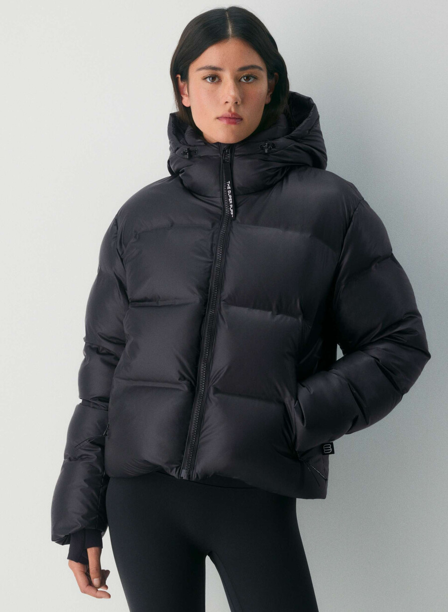 pantaloni scurți super powder puff - powderdri negri