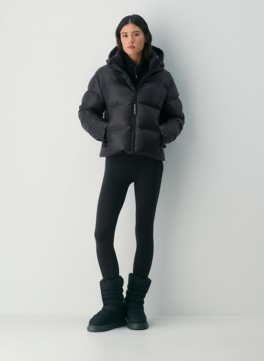 pantaloni scurți super powder puff - powderdri negri
